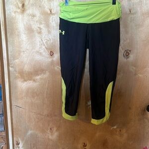 Underarmour crop leggings -waist staining